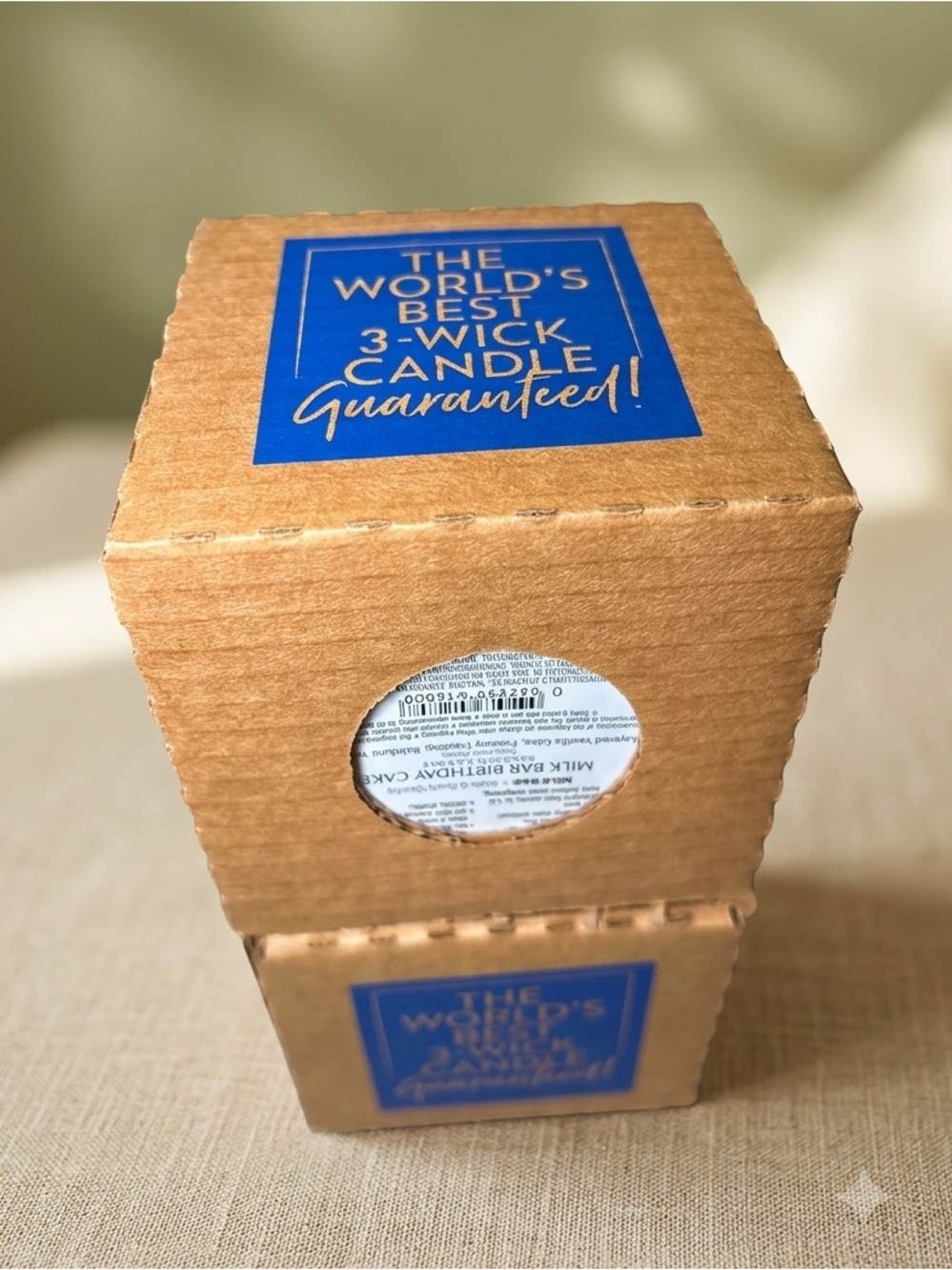 BBW x Milk Bar Birthday Cake 3-Wick Candle NEW Sealed Retired Limited Edition - Picture 3 of 3